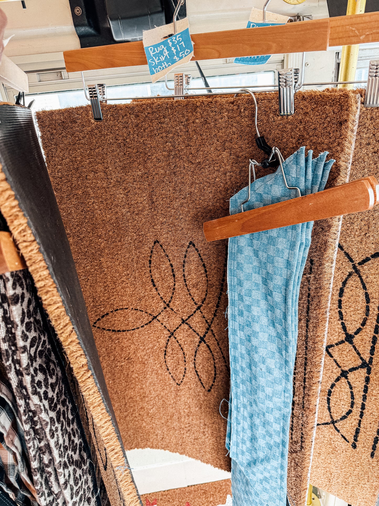 Rug Skirt | Western Collection | Rug Border | Doormat Layering | Custom Doormat Border | Housewarming Gift | Realtor Closing Gift | Best Friend Gift