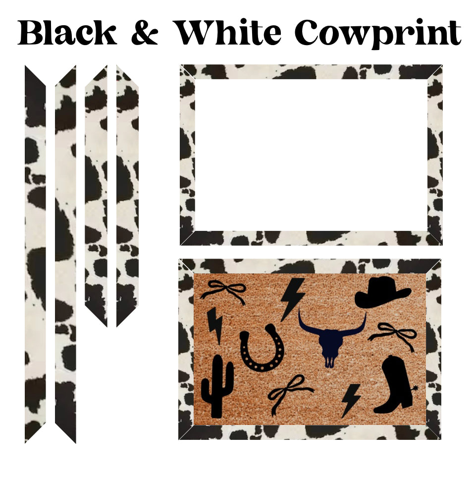 Rug Skirt | Western Collection | Rug Border | Doormat Layering | Custom Doormat Border | Housewarming Gift | Realtor Closing Gift | Best Friend Gift