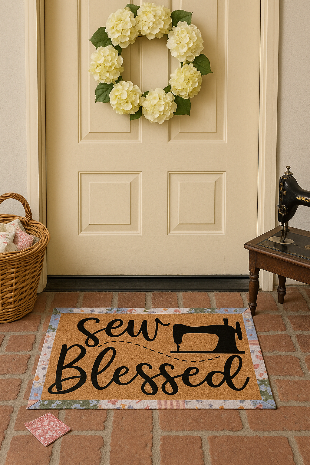 Doormat | Sew Blessed | Welcome Mat | House warming gift | Rug | Porch Gift | Home Gift