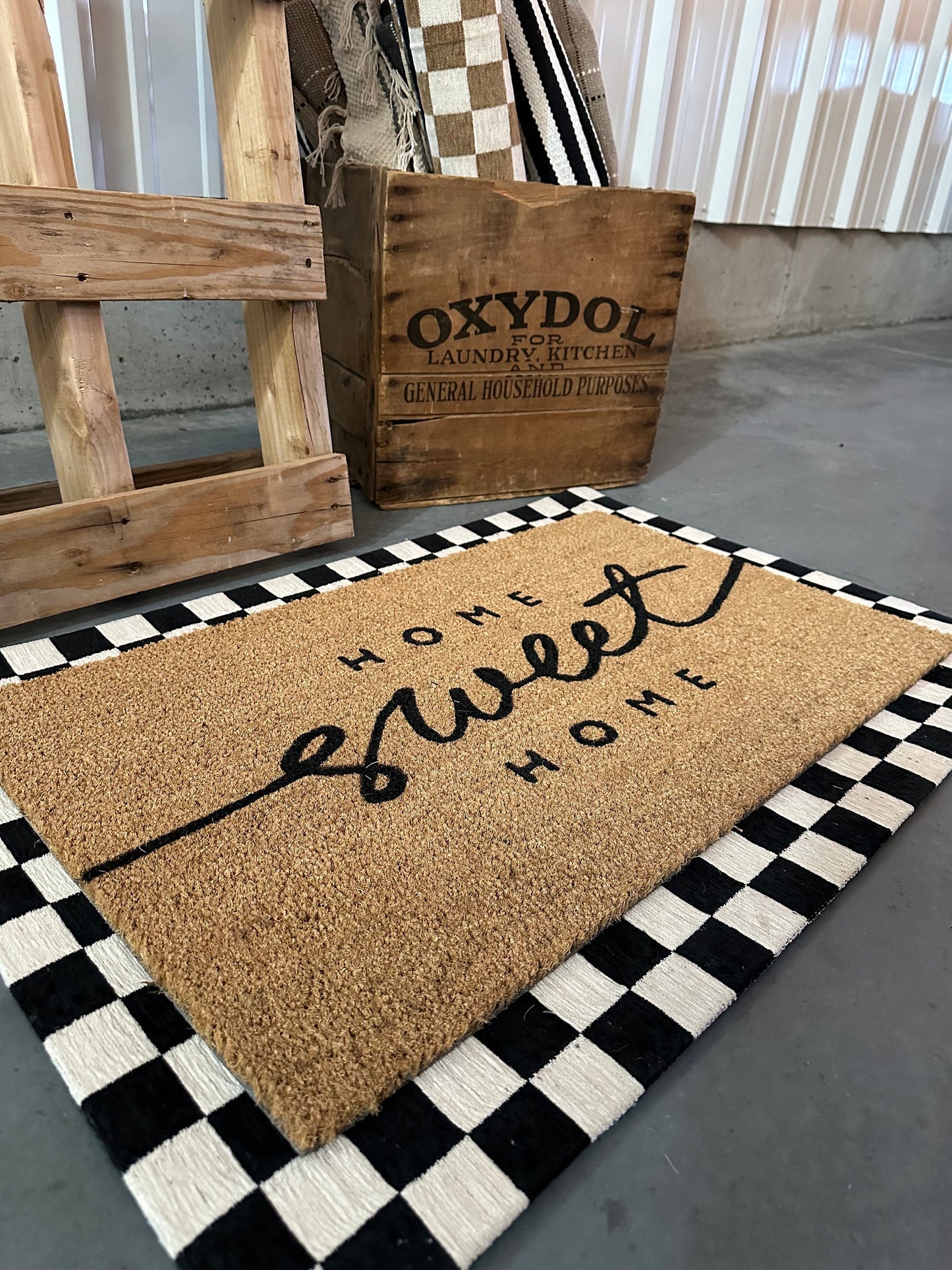 Home Sweet Home Doormat | Welcome Mat | House warming gift | Rug