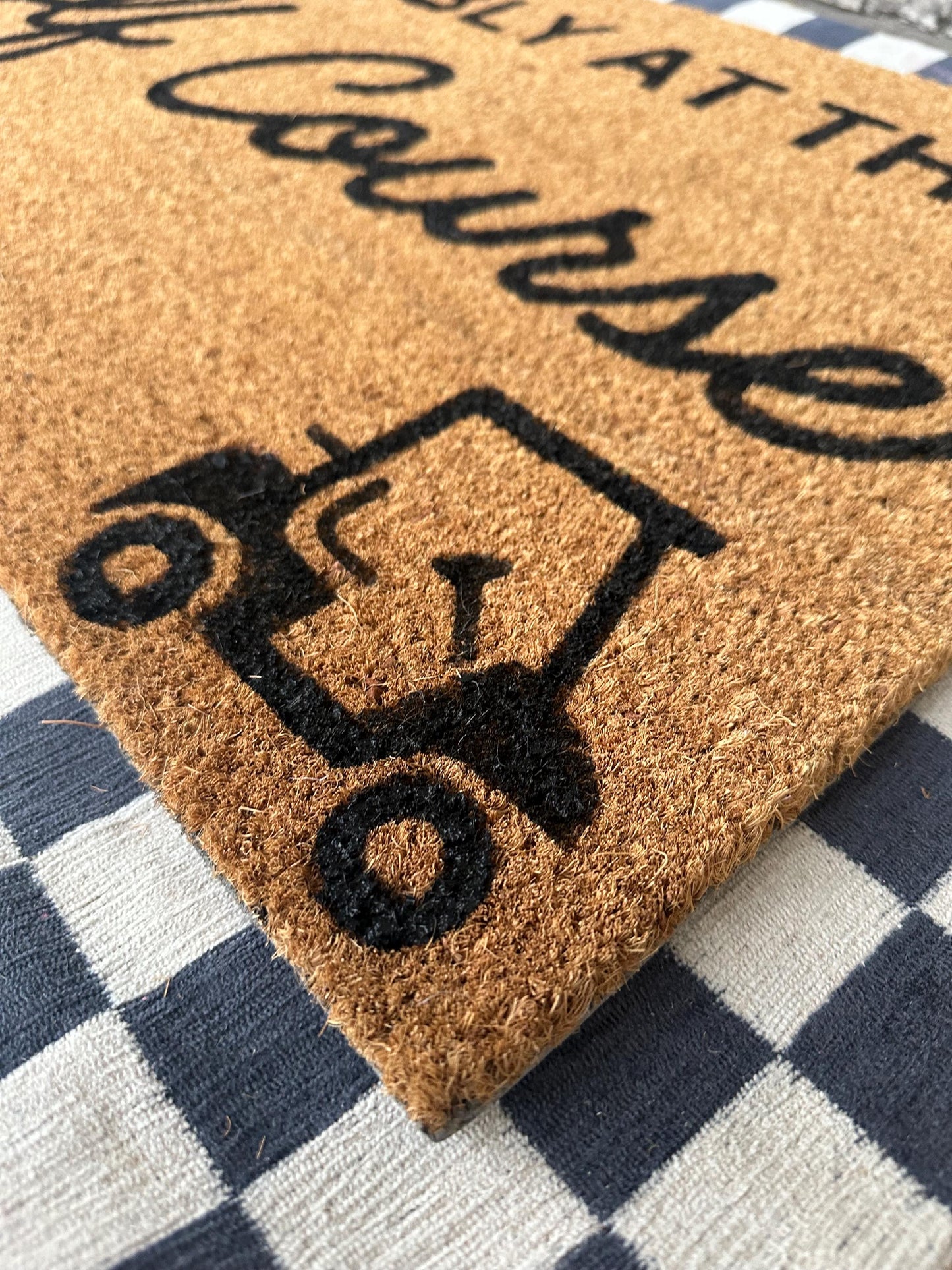 Probably At The Golf Course Doormat | Golf Doormat | Golf Rug | Golf Home | Golf Gift | Dad Golf Gift | Brother Golf Gift | Golf Decor