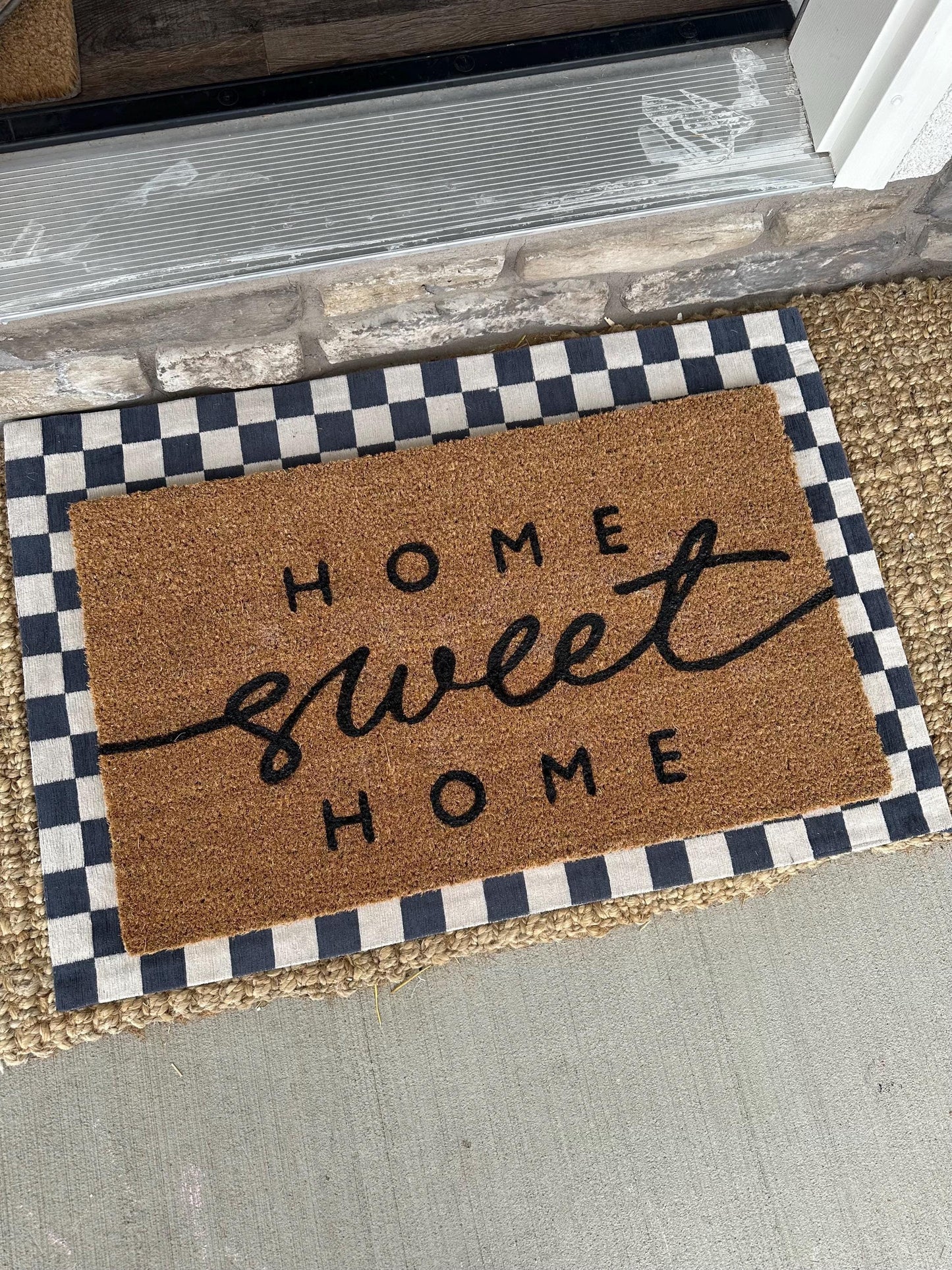 Home Sweet Home Doormat | Welcome Mat | House warming gift | Rug