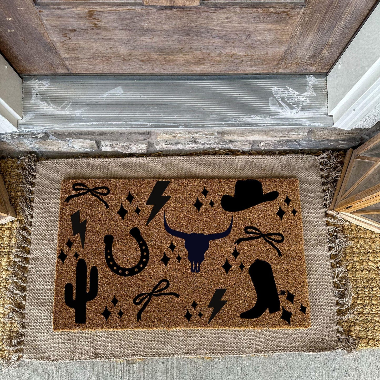 Western Style Doormat | Cute Charming Rug | Housewarming Gift | Best Friend Gift | Realtor gift | New Apartment