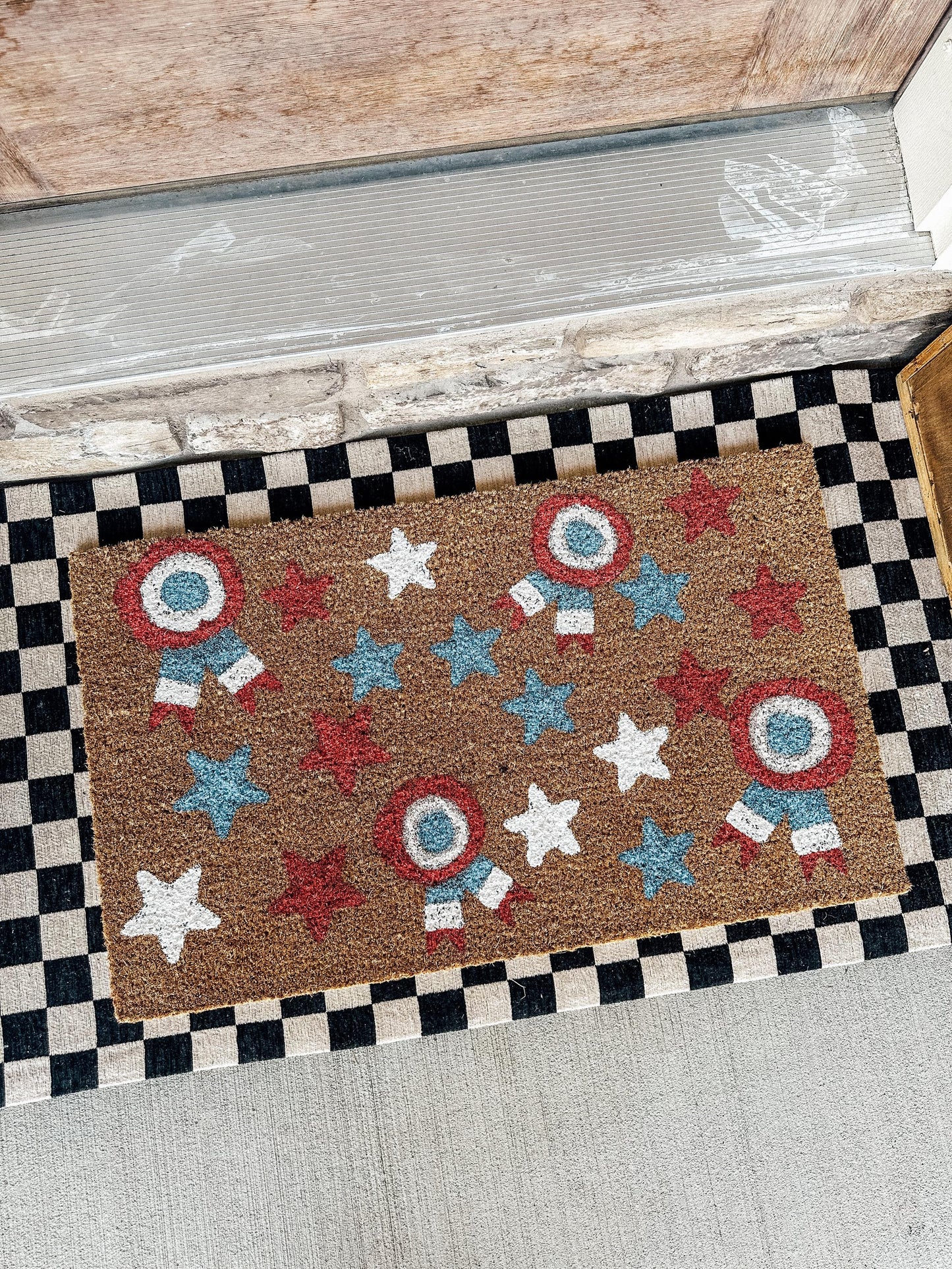 Doormat | 4th of July Porch Rug | 4th of July Decor