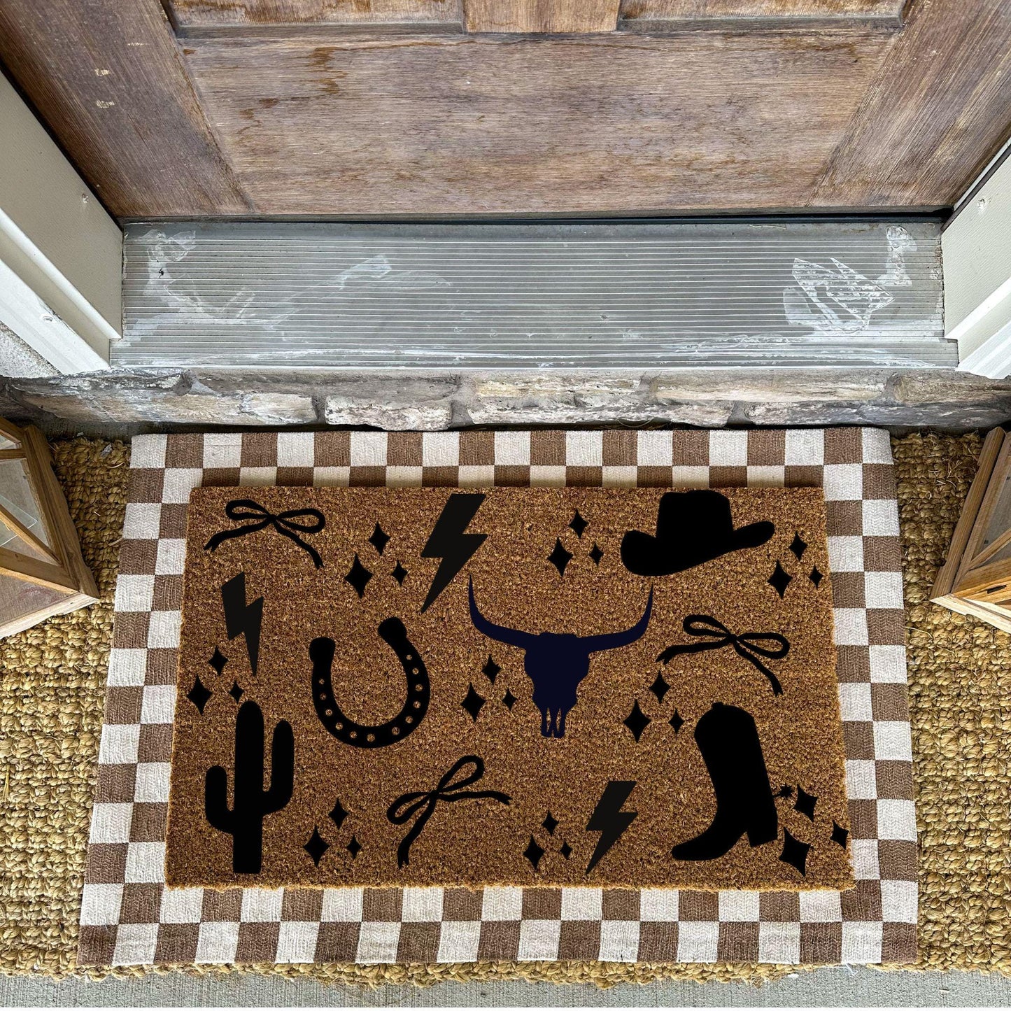 Western Style Doormat | Cute Charming Rug | Housewarming Gift | Best Friend Gift | Realtor gift | New Apartment