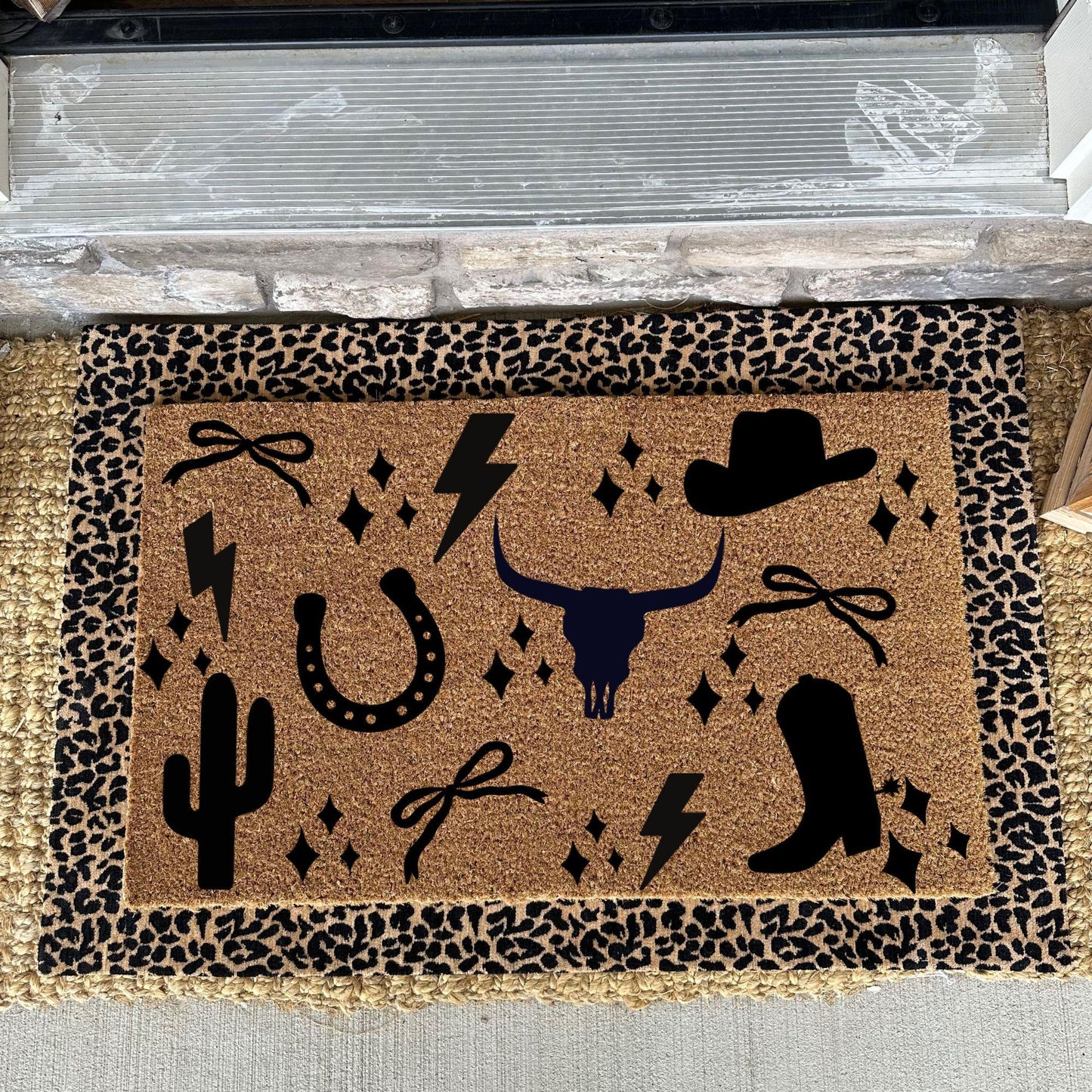 Western Style Doormat | Cute Charming Rug | Housewarming Gift | Best Friend Gift | Realtor gift | New Apartment