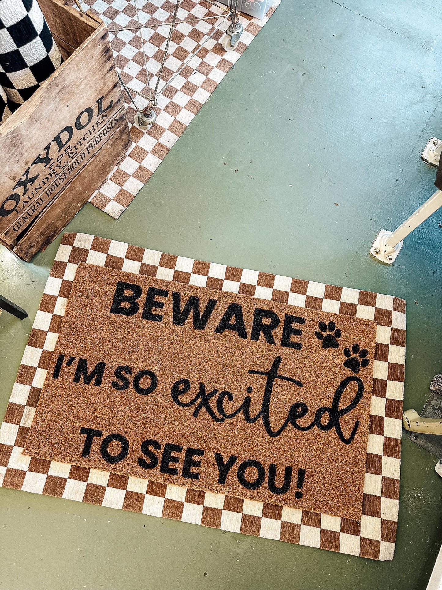 Doormat | Beware of Pet | Funny Welcome Mat | House warming gift | Rug | Porch Gift | Home Gift