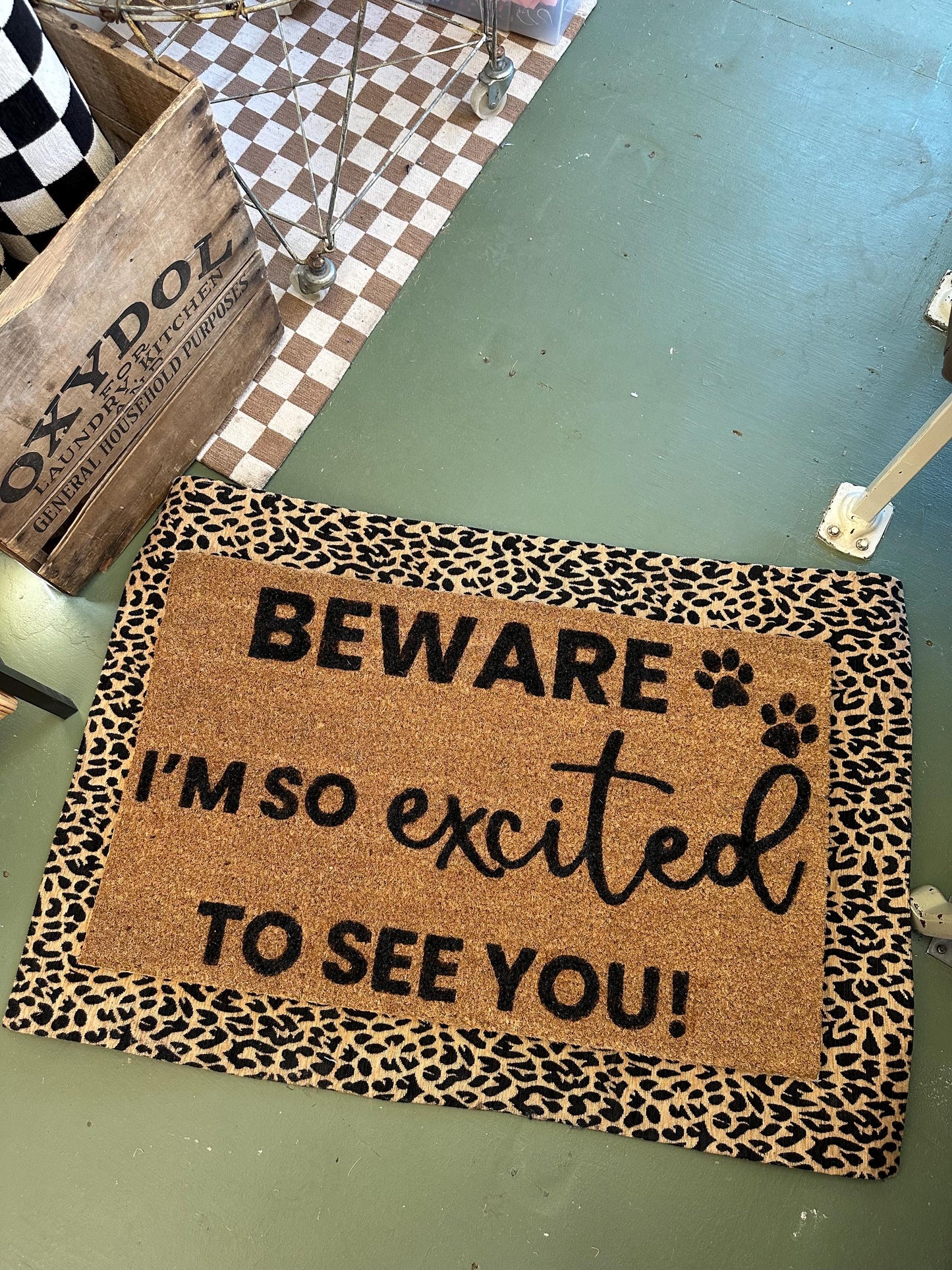 Doormat | Beware of Pet | Funny Welcome Mat | House warming gift | Rug | Porch Gift | Home Gift