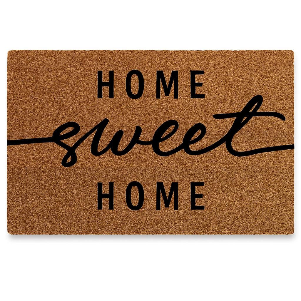 Home Sweet Home Doormat | Welcome Mat | House warming gift | Rug