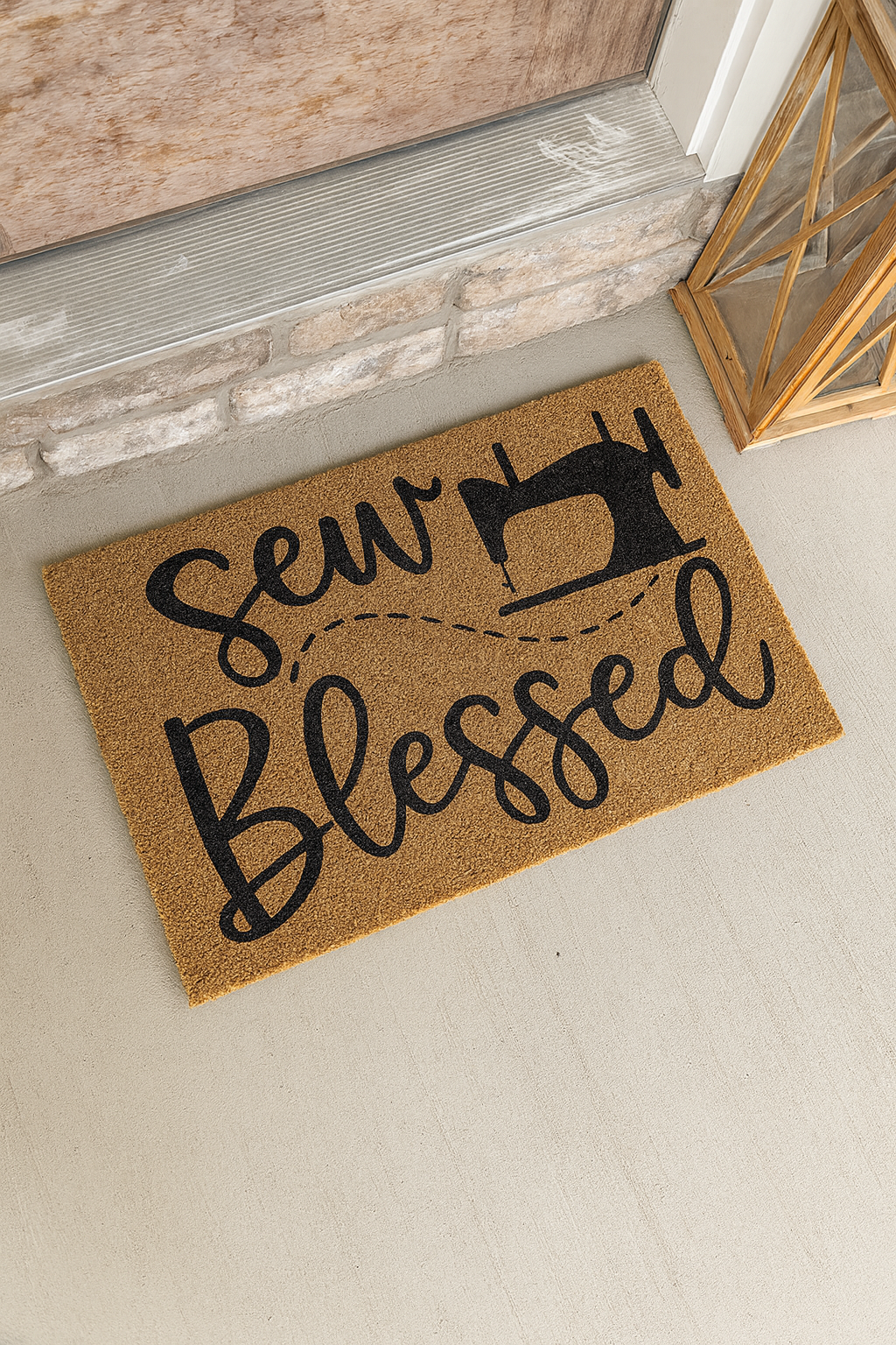 Doormat | Sew Blessed | Welcome Mat | House warming gift | Rug | Porch Gift | Home Gift