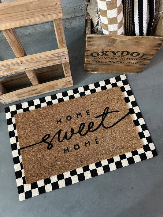 Doormat | Home Sweet Home | Welcome Mat | House warming gift | Rug | Porch Gift | Home Gift