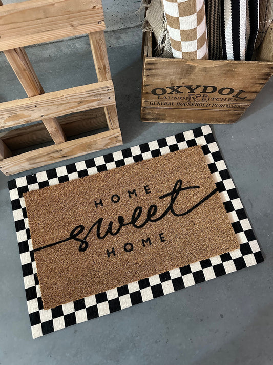 Personalized Doormat | Home Sweet Home | Welcome Mat | House warming gift | Rug | Porch Gift | Home Gift