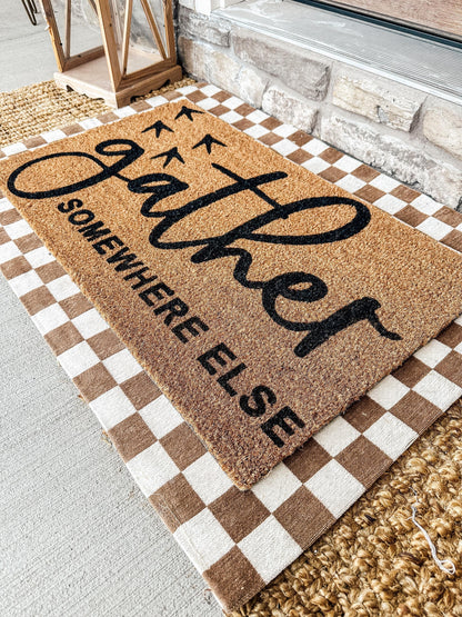 Gather Elsewhere Doormat | Custom Doormat | Coir 18X30 Rug