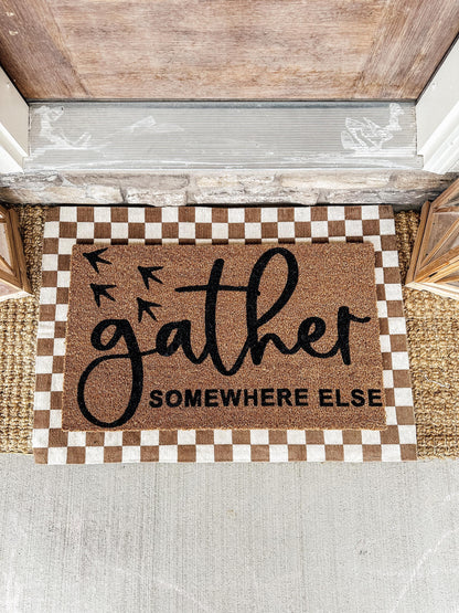 Gather Elsewhere Doormat | Custom Doormat | Coir 18X30 Rug