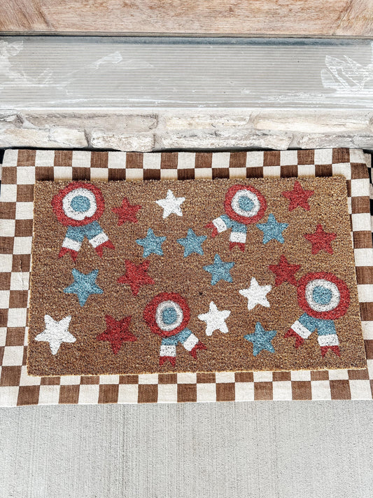 Doormat | 4th of July Porch Rug | 4th of July Decor