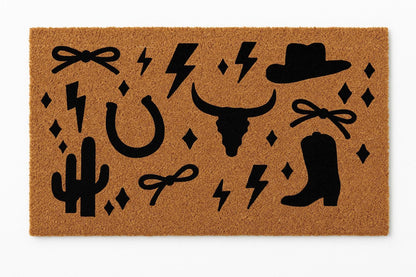 Western Style Doormat | Southern Charm Rug | New Apartment Decor