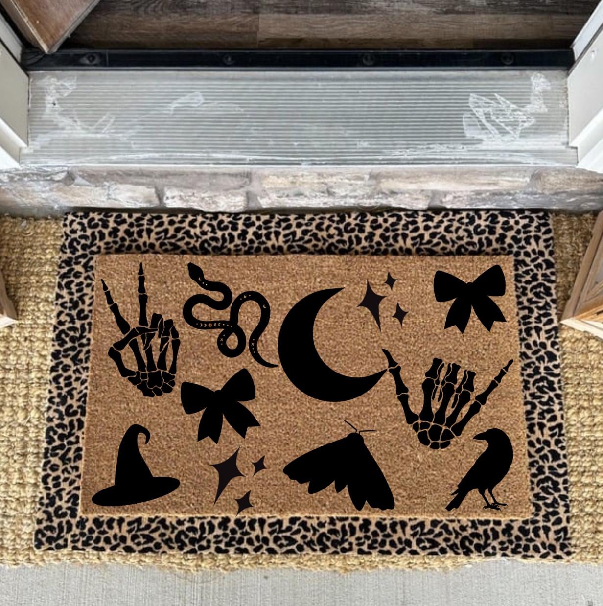 Mystic Witchy Doormat| Custom Doormat | Coir 18X30 Rug
