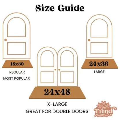 Howdy America Doormat | Custom Doormat | 18X30 Coir Rug