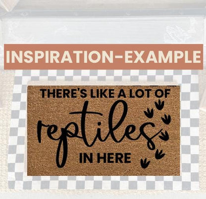 Custom Text Doormat|Custom Coir Doormat|Personalized Rug|There’s Like A Lot of [insert text]Welcome Mat|18X30
