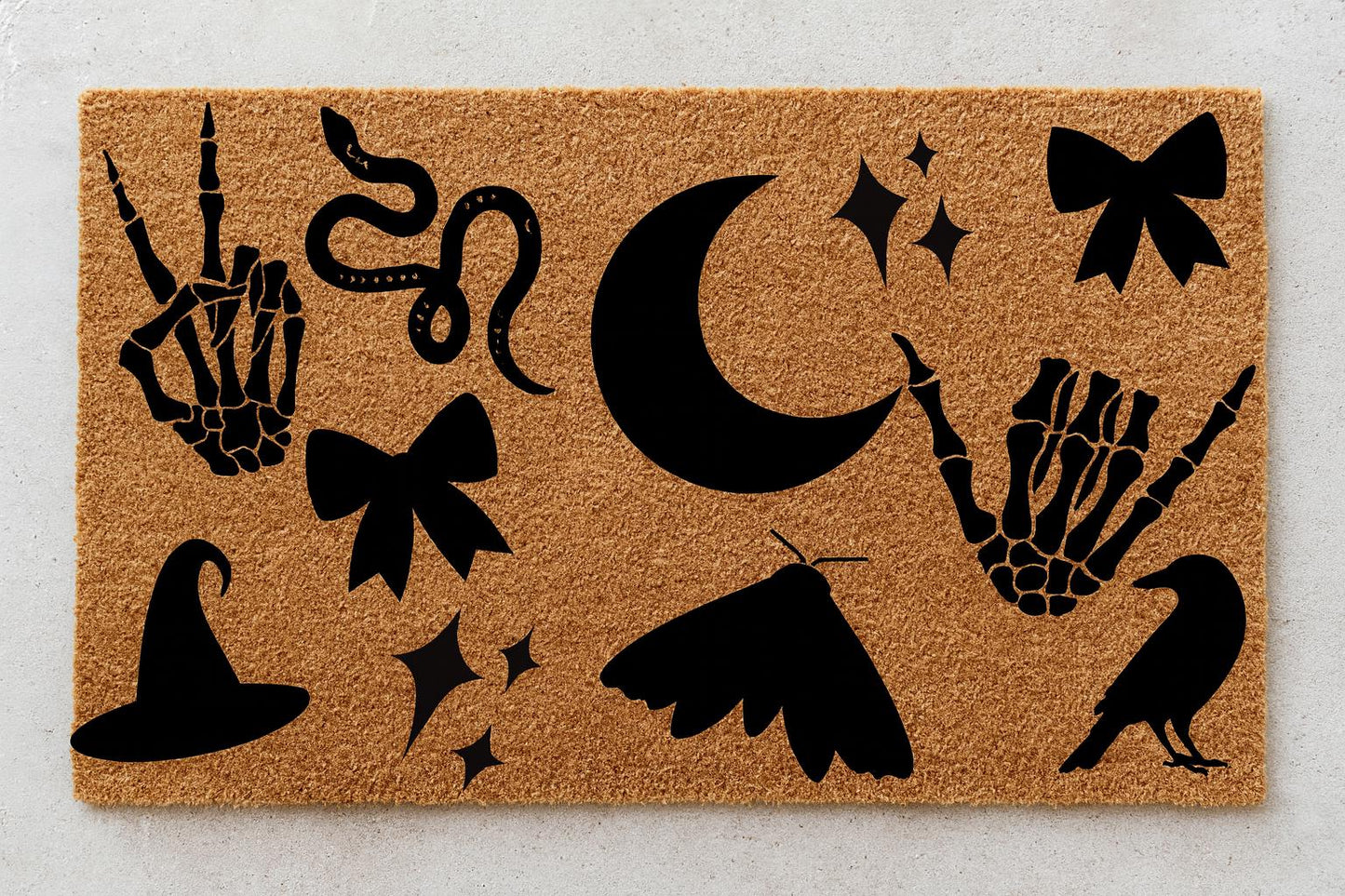 Mystic Witchy Doormat| Custom Doormat | Coir 18X30 Rug