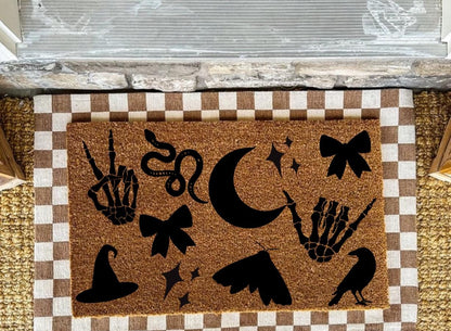 Mystic Witchy Doormat| Custom Doormat | Coir 18X30 Rug