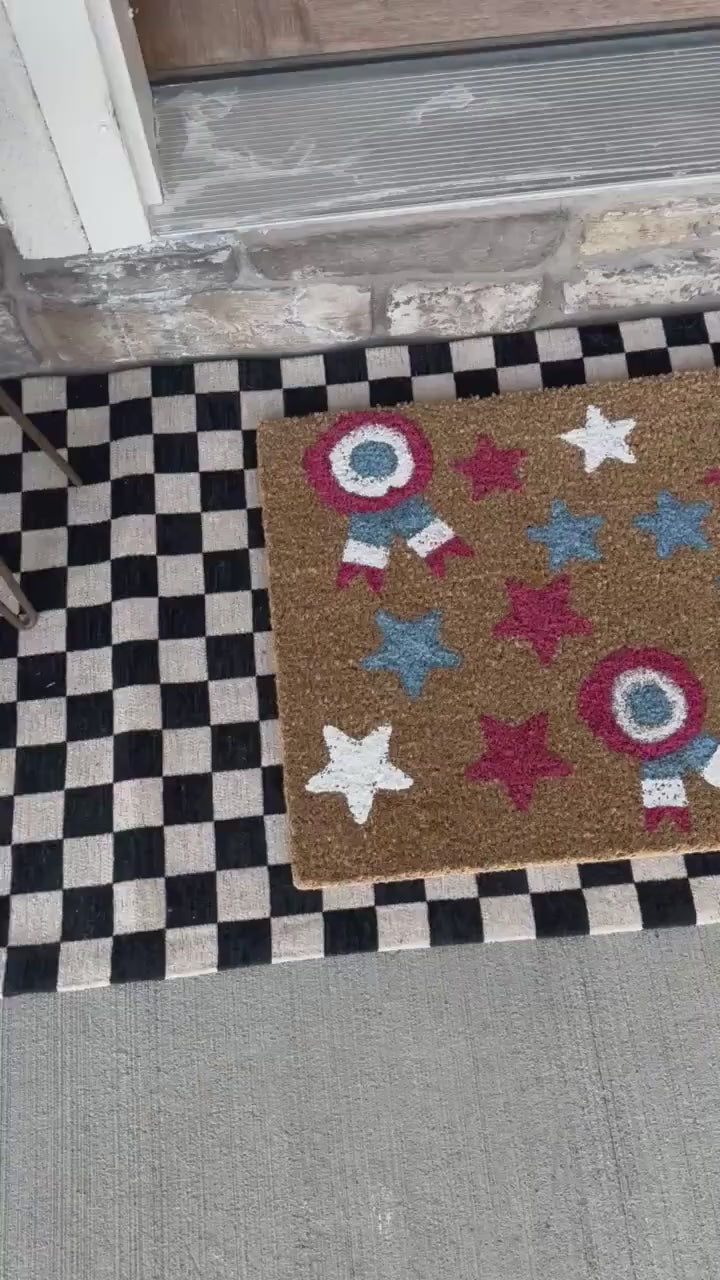 Doormat |  4th of July Porch Rug | 4th of July Decor