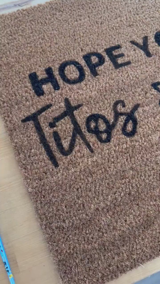 Titos and Dog Treats Doormat | 18X30 Custom Doormat