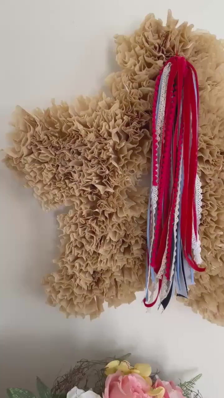 4th of July Wreath | 4th of July Decor | 4th of July Ribbon | Summer Porch Decor | Memorial Day